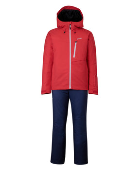 [MENS] 2Line Color Zipper Two-Piece Skiwear Set