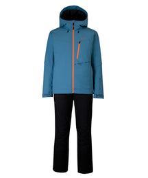 [MENS] 2Line Color Zipper Two-Piece Skiwear Set