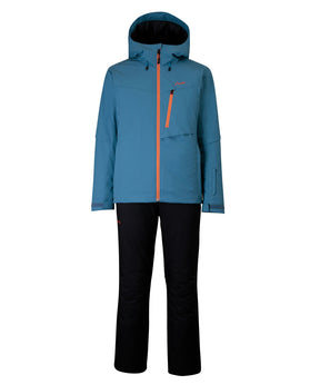 [MENS] 2Line Color Zipper Two-Piece Skiwear Set