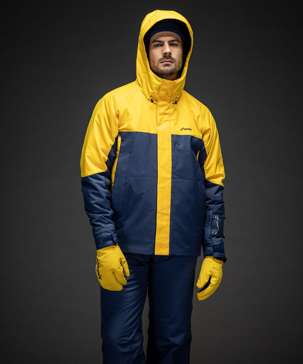 [MENS] Color Block Two-Piece Skiwear Set