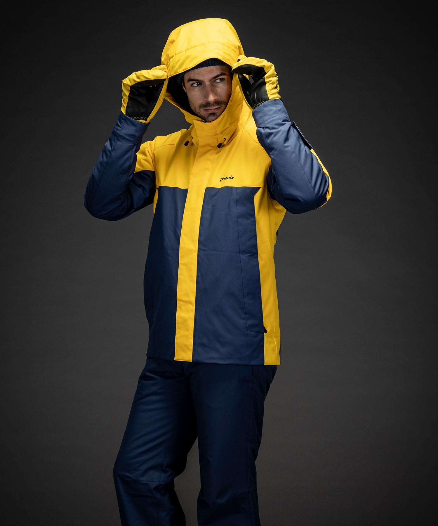 [MENS] Color Block Two-Piece Skiwear Set